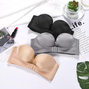 Push Up Bra Padded Party Wedding Bras Invisible Bra Strapless Bralette Cup