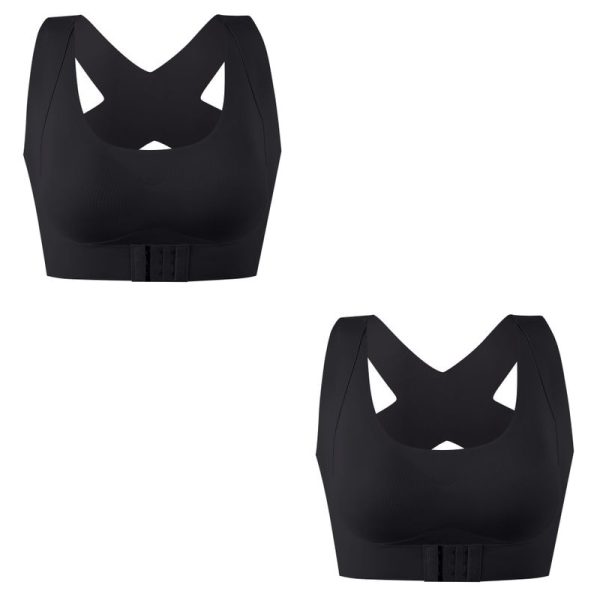 1pcs/2pcs/3pcs Women Bras For Women Push Up Bra Posture Corrector Bralette Front Closure Female Underwear Cross Back Tops - Image 7