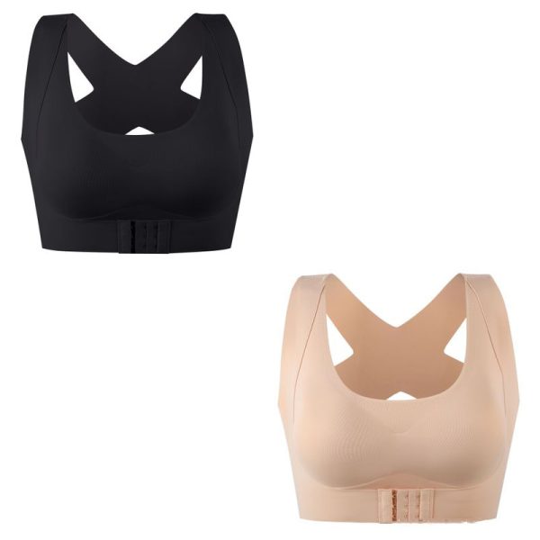 1pcs/2pcs/3pcs Women Bras For Women Push Up Bra Posture Corrector Bralette Front Closure Female Underwear Cross Back Tops - Image 9