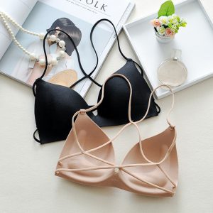 Seamless Women  Hollow Out Bra For Women Wireless Thin Underwear Sexy Lingerie Soft Bras Bralette