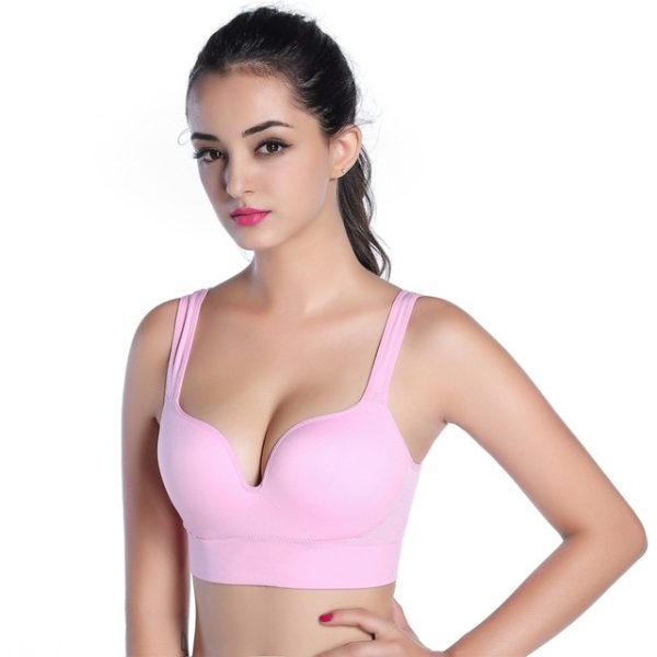 Women Sports Bra Racerback Seamless Wireless Bras Sleep Top Tank - Image 10