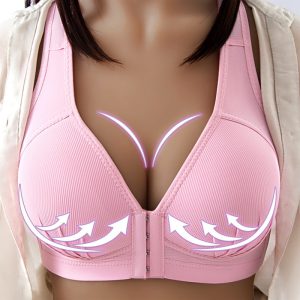 Sexy Push Up Bra Front Closure Solid Color Brassiere Wireless Bralette Breast Seamless Bras For Women Underwear Plus Size