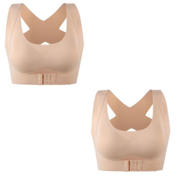 1pcs/2pcs/3pcs Women Bras For Women Push Up Bra Posture Corrector Bralette Front Closure Female Underwear Cross Back Tops - Image 8